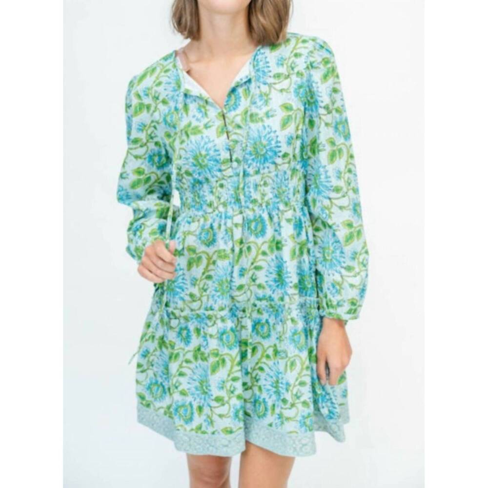 NEW CLARA THE LABEL camelia dress in sunflower